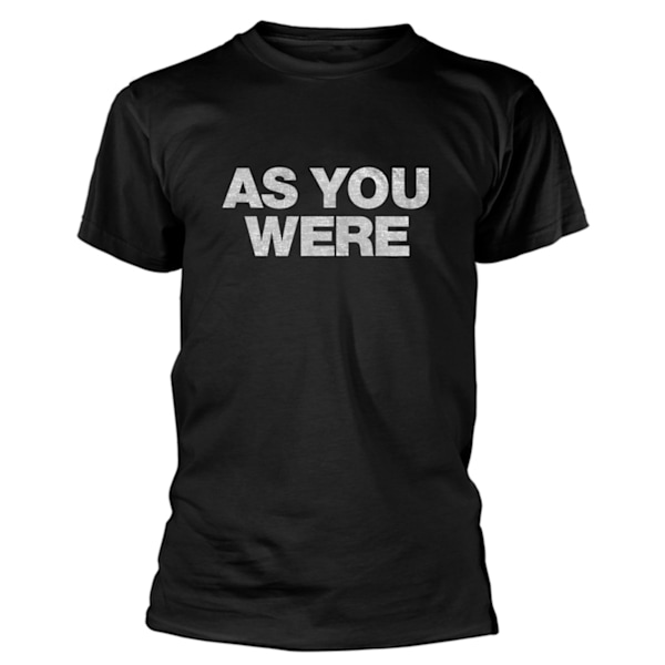 Liam Gallagher Unisex Adult As You Were Bomull T-shirt 3XL Svart Black 3XL