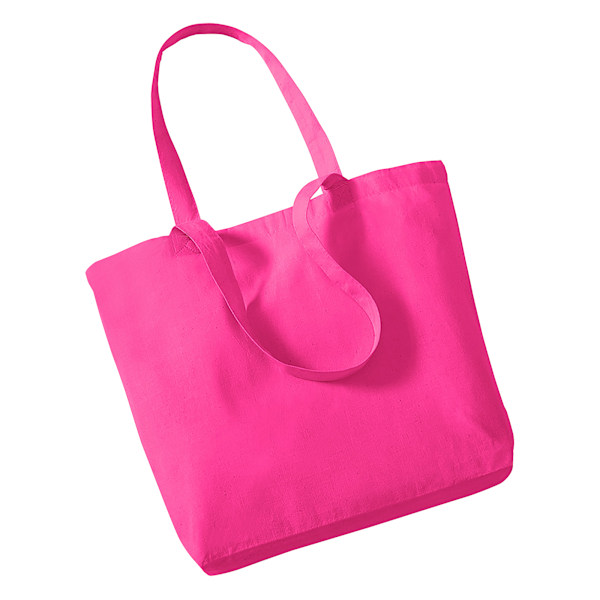 Westford Mill ekologisk bomullskasse - 16 liter (2-pack) Fuchsia One Size