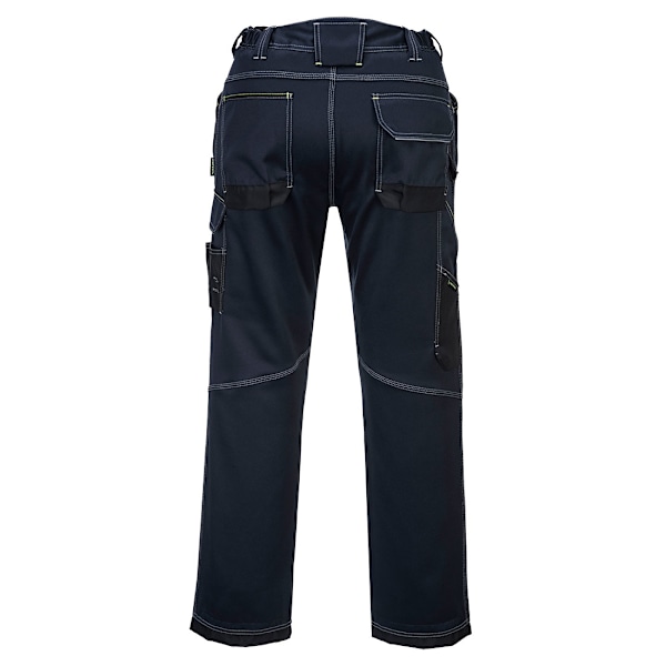 Portwest Herr PW3 Arbetarbyxor 28R Marinblå/Svart Navy/Black 28R