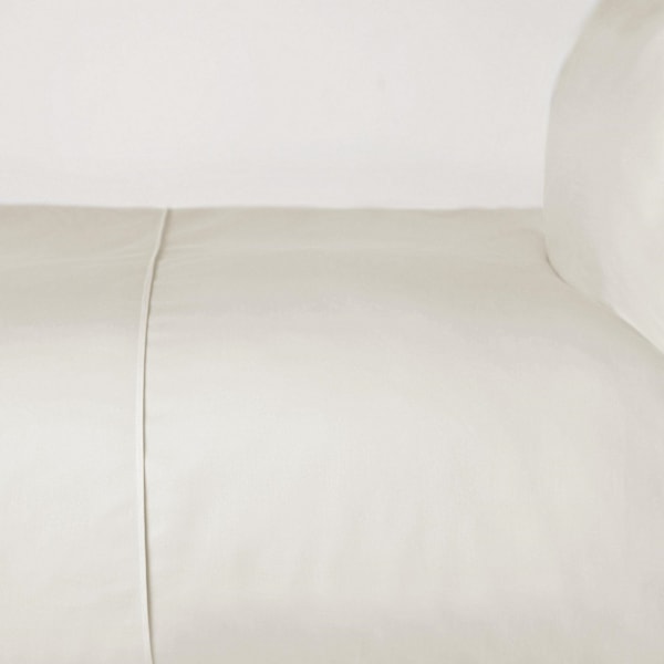 Belledorm 100% bomullssatäng påslakan Superking Elfenben Ivory Superking