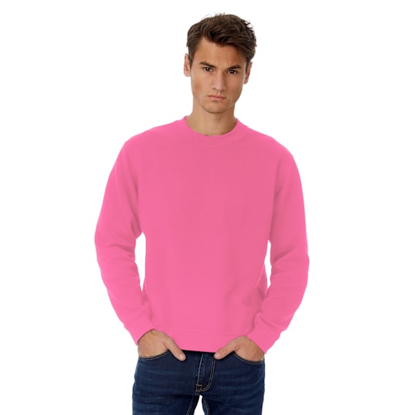 B&C Herr Set In Sweatshirt XS Pink Fizz Pink Fizz XS