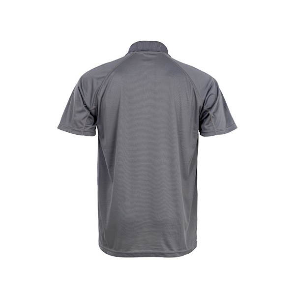 Spiro Impact Herr Performance Aircool Polo T-Shirt S Grå Grey S