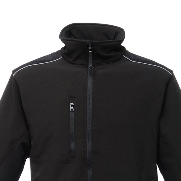 Regatta Sandstorm Arbetsjacka i Softshell för Män (vattenavvisande) Black/Black 3XL