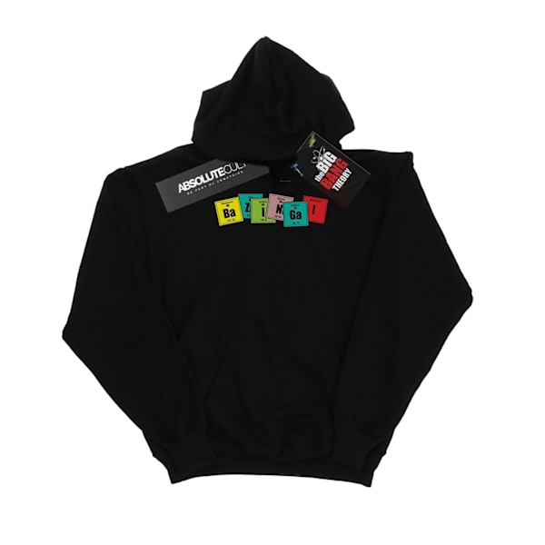 The Big Bang Theory Herr Bazinga Elements Hoodie 4XL Svart Black 4XL