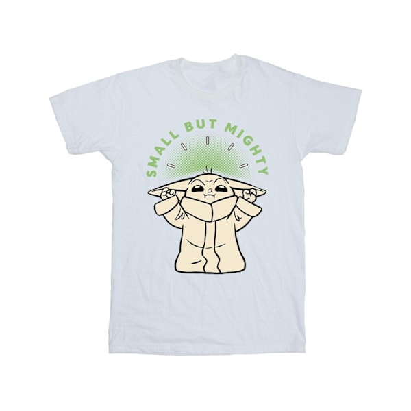 Star Wars Boys The Mandalorian Liten Men Mäktig Grogu T-shirt 1 White 12-13 Years