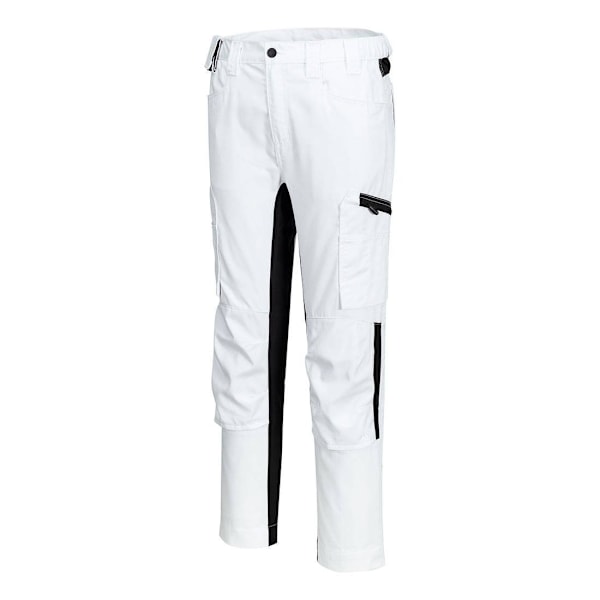 Portwest WX2 Eco Stretch Arbetsbyxor för män 41R Vit White 41R