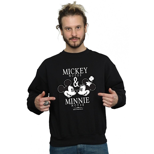 Disney Herr Mickey Och Minnie Mouse Mousecrush Mondays Sweatshirt Black S