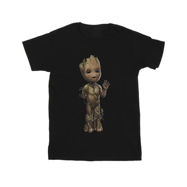 Marvel Herr I Am Groot Wave Pose T-Shirt S Marinblå Navy Blue S