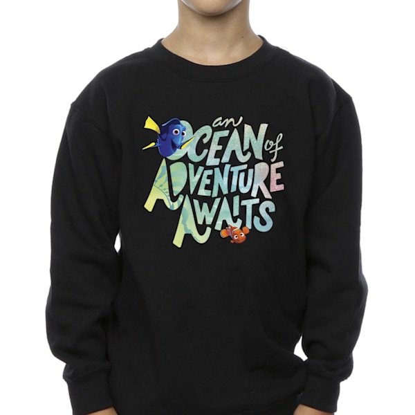 Disney Boys Finding Dory Ocean Of Adventure Sweatshirt 3-4 År Black 3-4 Years