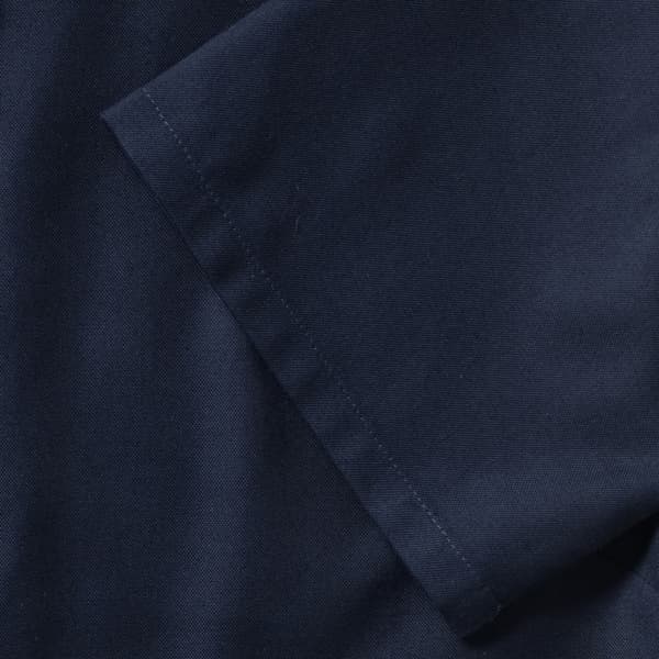 Russell Collection Dam/Kvinnor Kortärmad Lättskött Oxford Bright Navy M