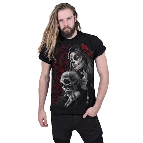 Spiral Unisex Vuxen Love Is Dead T-Shirt XXL Svart Black XXL