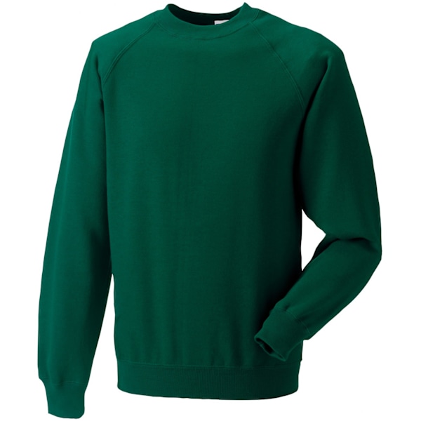 Russell Herr sweatshirt för män med fläckskydd, Raglan, 4XL, flaskgön Bottle Green 4XL