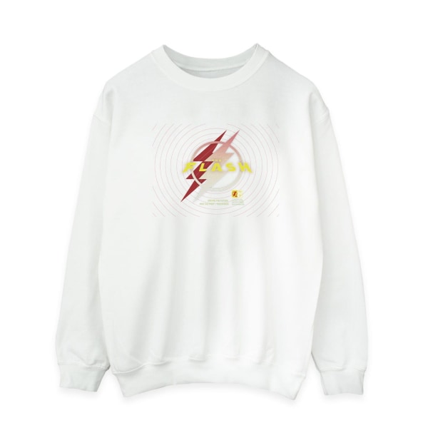 DC Comics Mens The Flash Lightning Logo Sweatshirt L Vit White L