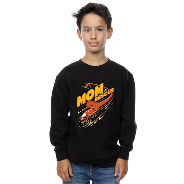 Disney Boys The Incredibles Mom To The Rescue Sweatshirt 5-6 år Black 5-6 Years