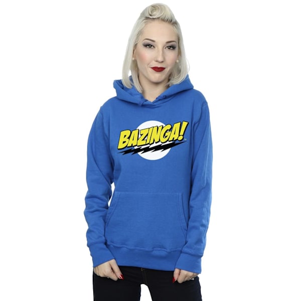 The Big Bang Theory Dam/Kvinnor Sheldon Bazinga Hoodie L Roya Royal Blue L