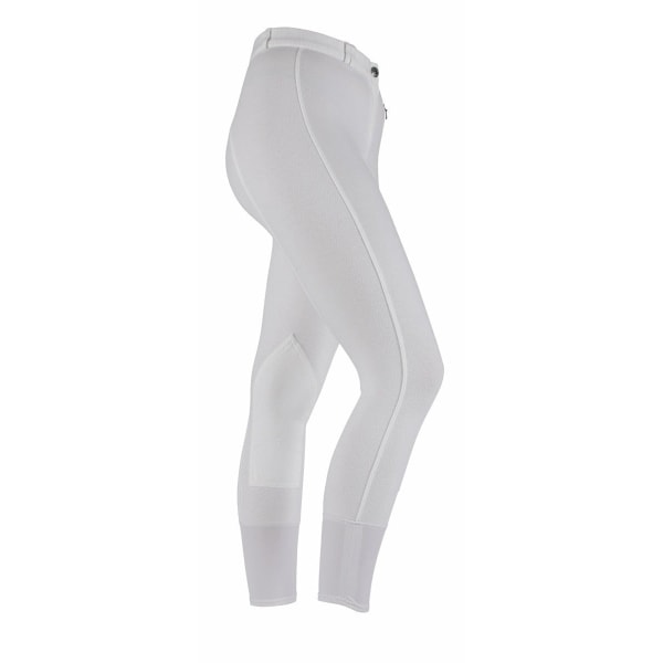 Wessex Dam/Kvinnors Stickade Ridbyxor 12 UK R Vit White 12 UK R