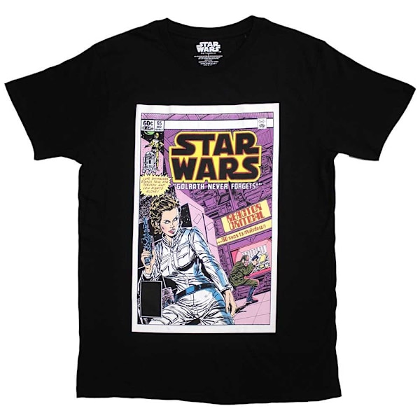 Star Wars Unisex Vuxen Golrath Glömmer Aldrig Serietidning Omslag T-Shir Black M
