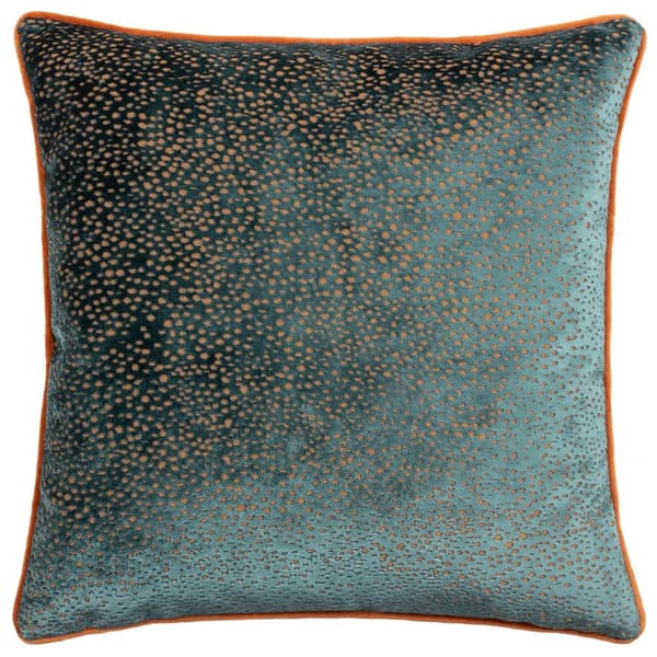 Paoletti Estelle Kuddfodral med prickar 45cm x 45cm Teal/Rost Teal/Rust 45cm x 45cm