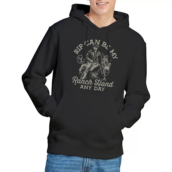 Yellowstone Herr Rip Can Be My Ranch Hand Hoodie M Svart Black M