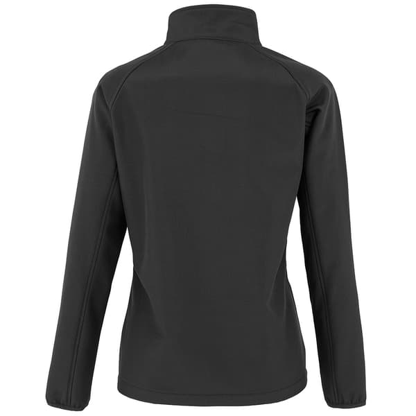 Result Äkta Återvunnen Dam/Dam Softshell Tryckbar Jacka Black S