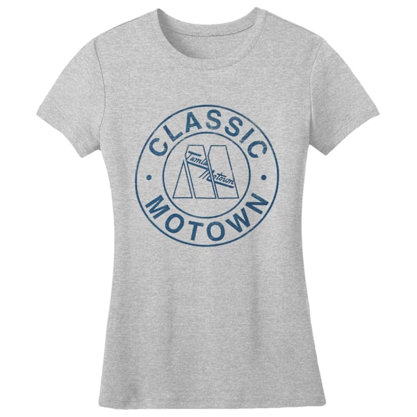 Motown Records Dam/Damer Klassisk Cirkel Bomull T-shirt M Grå Grey M