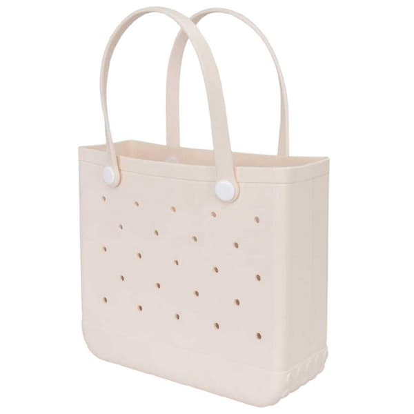 Miso Perforerad Strandväska M Beige Beige M