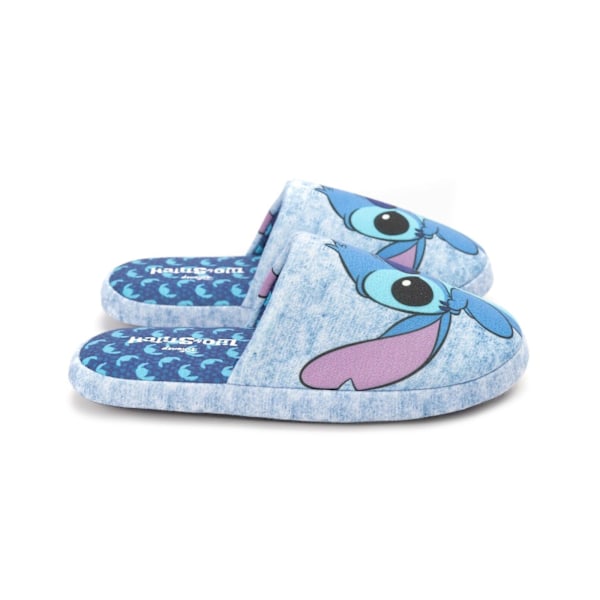Lilo & Stitch Damtofflor för kvinnor/damer 7 UK-8 UK Blå Blue 7 UK-8 UK