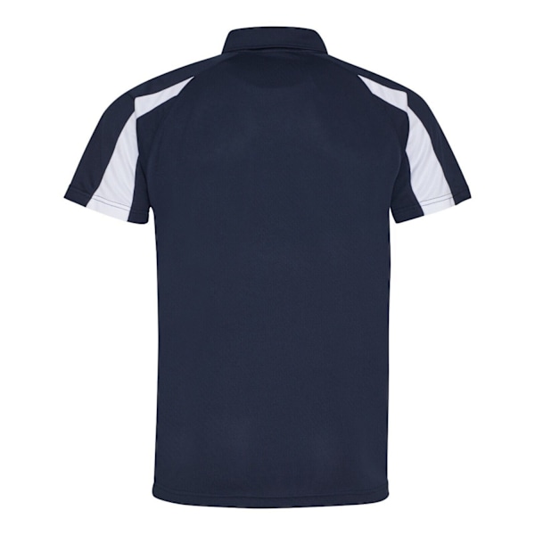 AWDis Cool Mens Contrast Polo Shirt S French Navy/Arctic White French Navy/Arctic White S