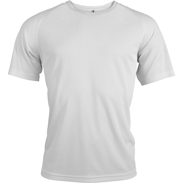 Kariban Mens Proact Sport / Tränings T-Shirt 2XL Vit White 2XL
