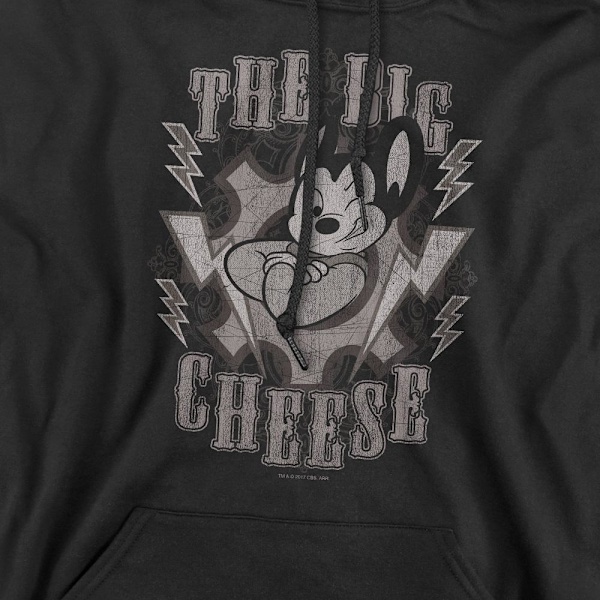 Mighty Mouse Herr The Big Cheese Hoodie XXL Svart Black XXL