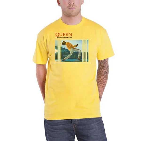 Queen Unisex Vuxen I Want to Break T-shirt S Gul Yellow S