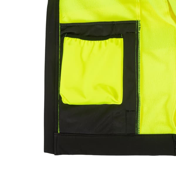 Dunlop Herr Hi-Vis Soft Shell Jacka XL Gul/Svart Yellow/Black XL