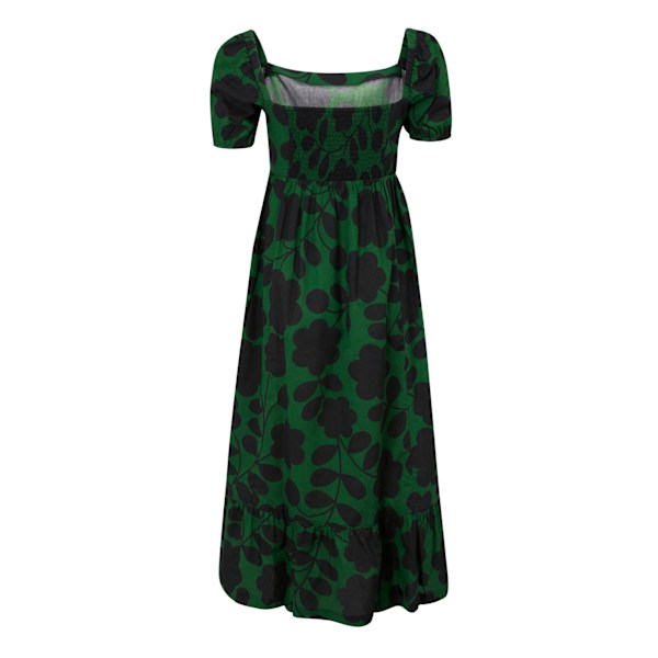 Regatta Dam/Dam Orla Kiely Blommig Sommar Midiklänning 14 UK Green 14 UK