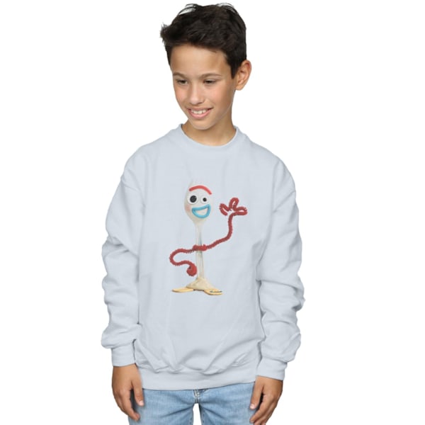 Disney Pojkar Toy Story 4 Forky Sweatshirt 5-6 År Vit White 5-6 Years