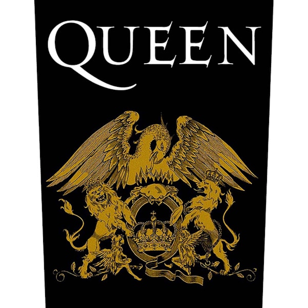 Queen Crest Patch One Size Svart/Gul/Vit Black/Yellow/White One Size