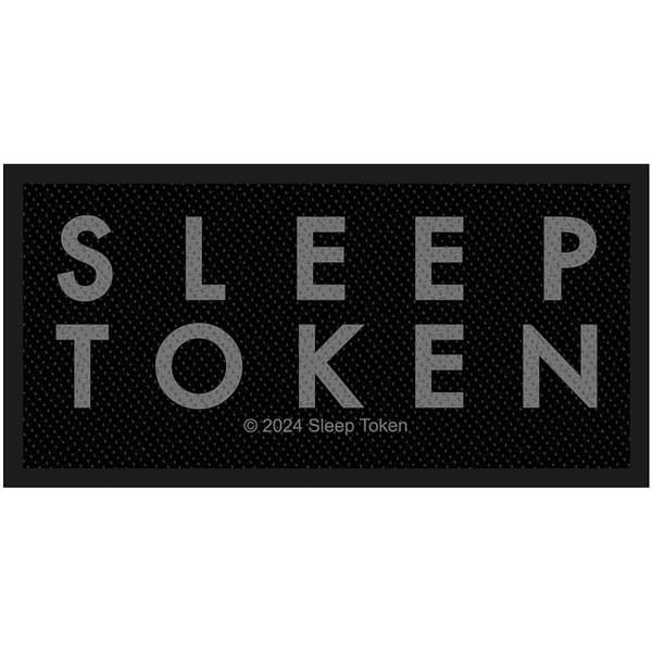 Sleep Token Logotyp Tryckt Standard Patch En Storlek Svart Black One Size
