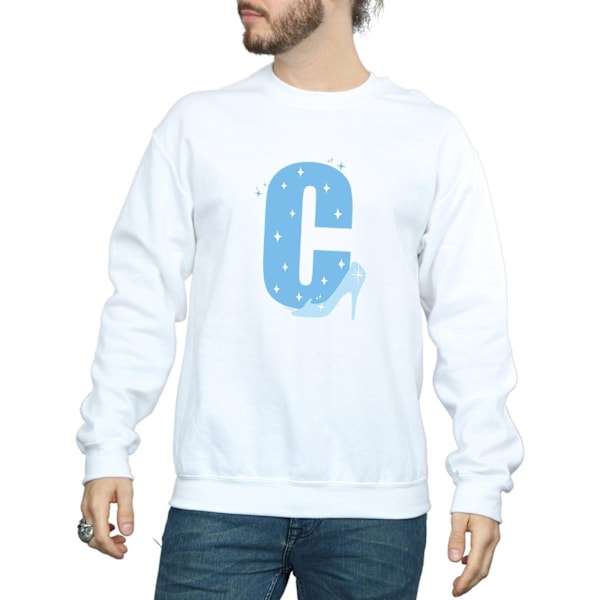 Disney Herr Alphabet C Är För Askungen Sweatshirt S Vit White S