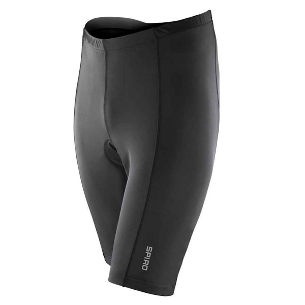 Spiro Mens Bikewear Padded Shorts S Black Black S