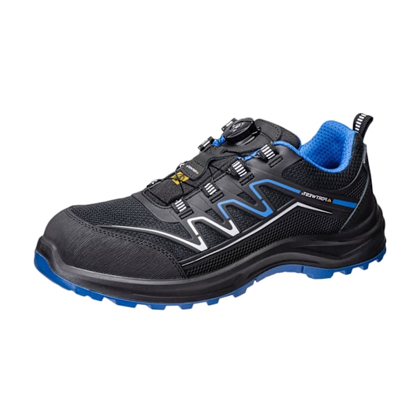 Portwest Unisex Mesh Träningsskor för Vuxna 10 UK Svart/Blå Black/Blue 10 UK
