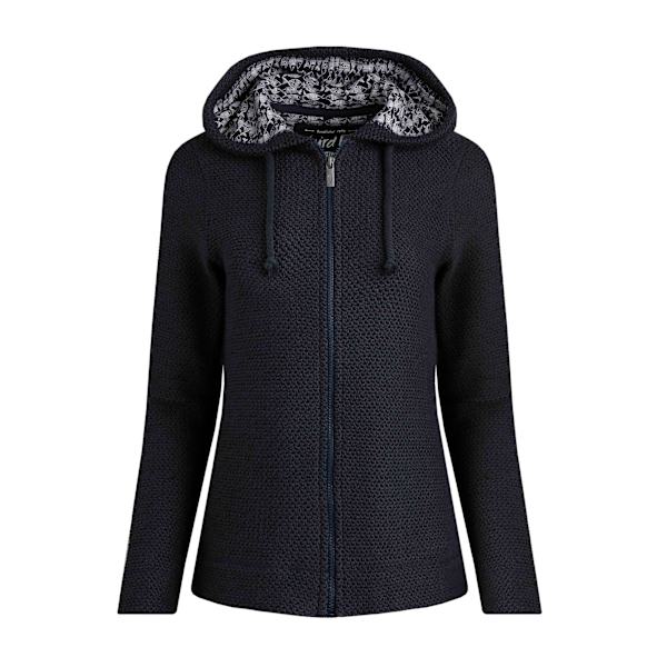 Weird Fish Dam Hoodie med Full Zip, Chicoa Macaroni, Storlek 14 UK Navy 14 UK
