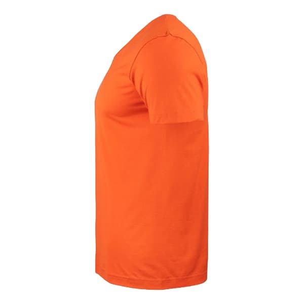 Clique Herr Basic V-ringad kortärmad t-shirt M Blodapelsin Blood Orange M