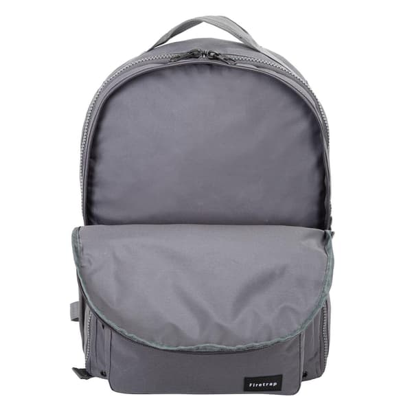 Firetrap City Logo Ryggsäck i Polyester En Storlek Grå Grey One Size