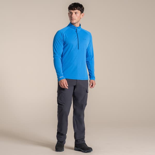 Craghoppers Herr Nosilife Half Zip Tröja S Azure Sky Azure Sky S