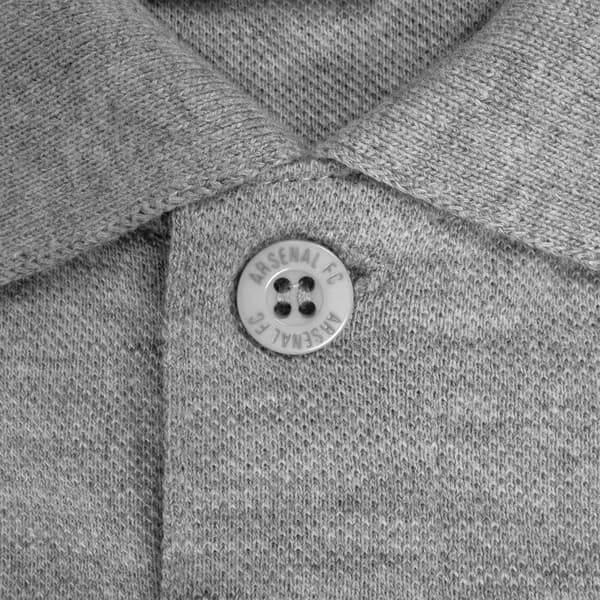 Arsenal FC Pikétröja för män M Grå Grey M