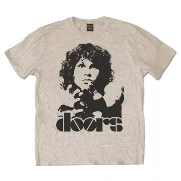 The Doors Unisex Adult Break On Through Bomull T-shirt XL Sand Sand XL