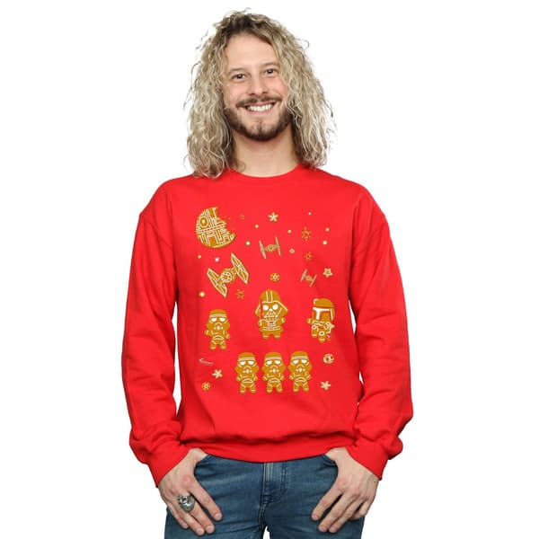 Star Wars Herr Gingerbread Empire Sweatshirt 3XL Röd Red 3XL
