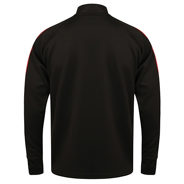 Finden & Hales Herr Knitted Träningsoverdel 4XL Svart/Röd Black/Red 4XL