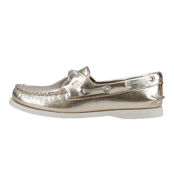 Sperry Dam/Dam Authentic 2 Läder Båtskor 7.5 UK Guld Gold 7.5 UK