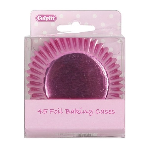 Culpitt folieformar för muffins och cupcakes (45-pack) One Size Pin Pink One Size