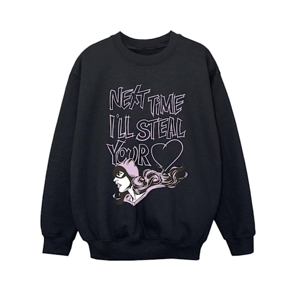DC Comics Boys Batman Batgirl I´ll Steal Your Heart Sweatshirt Black 7-8 Years